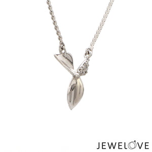 Platinum Diamond Pendant with Chain JL PT P 313   Jewelove.US