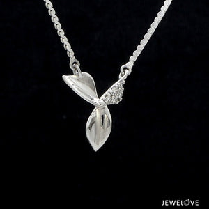 Platinum Diamond Pendant with Chain JL PT P 313   Jewelove.US