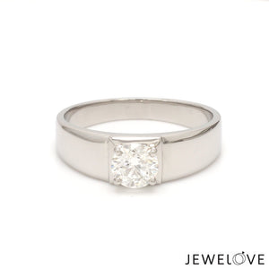 1.00 Carat Solitaire Platinum for Men Ring JL PT 1237-C   Jewelove.US