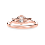 Load image into Gallery viewer, 30-Pointer Pear Cut Solitaire Diamond Accents18K Rose Gold Ring JL AU 1235R   Jewelove.US
