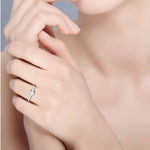 Load image into Gallery viewer, 0.30 cts Solitaire Platinum Ring for Women JL PT RS PR 128   Jewelove
