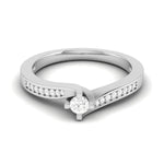 Load image into Gallery viewer, Platinum Diamond 10-Pointer Engagement Ring for Women JL PT R-61   Jewelove.US
