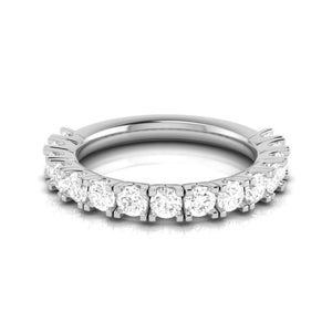 Platinum Infinity Ring with Diamonds for Women JL PT R-6   Jewelove.US