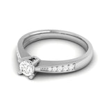 Load image into Gallery viewer, 20-Pointer Diamond Platinum Shank Engagement Ring JL PT R-74   Jewelove.US
