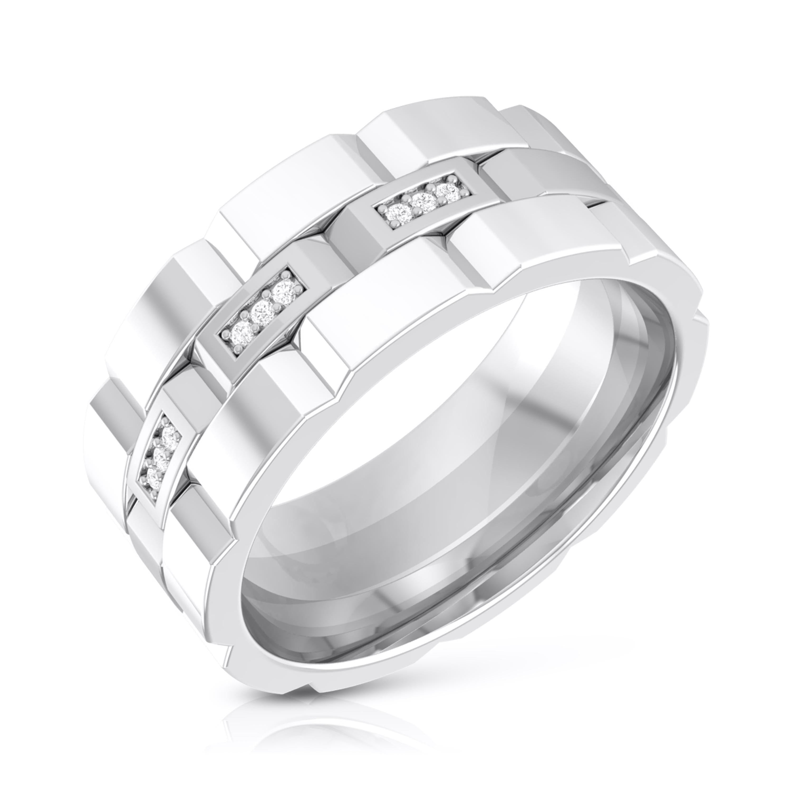 Designer Diamond Platinum Ring for Women JL PT R-8030   Jewelove