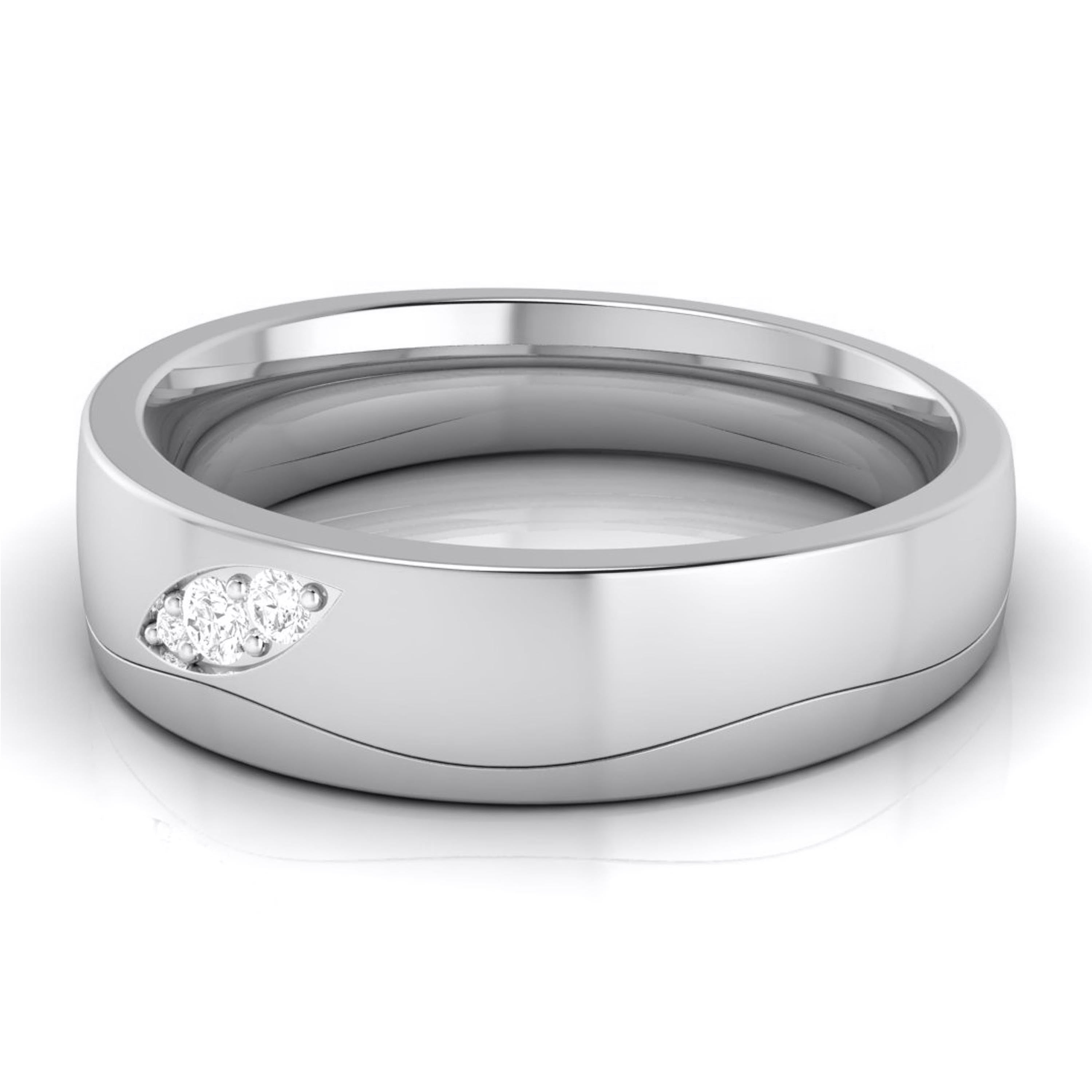 Diamond Platinum Love Bands JL PT R-8040   Jewelove