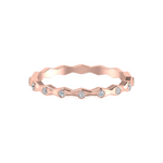 Load image into Gallery viewer, Eternity Rose Gold Diamond Wedding Ring JL AU RD RN 11223R   Jewelove.US
