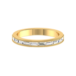 Load image into Gallery viewer, Half Eternity Yellow Gold Baguette Diamond Ring JL AU RD RN 6852Y   Jewelove.US
