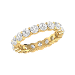 Load image into Gallery viewer, 15 Pointer Eternity Yellow Gold Diamond Wedding Ring JL AU RD RN 9272Y   Jewelove.US
