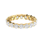 Load image into Gallery viewer, 15 Pointer Eternity Yellow Gold Diamond Wedding Ring JL AU RD RN 9272Y   Jewelove.US
