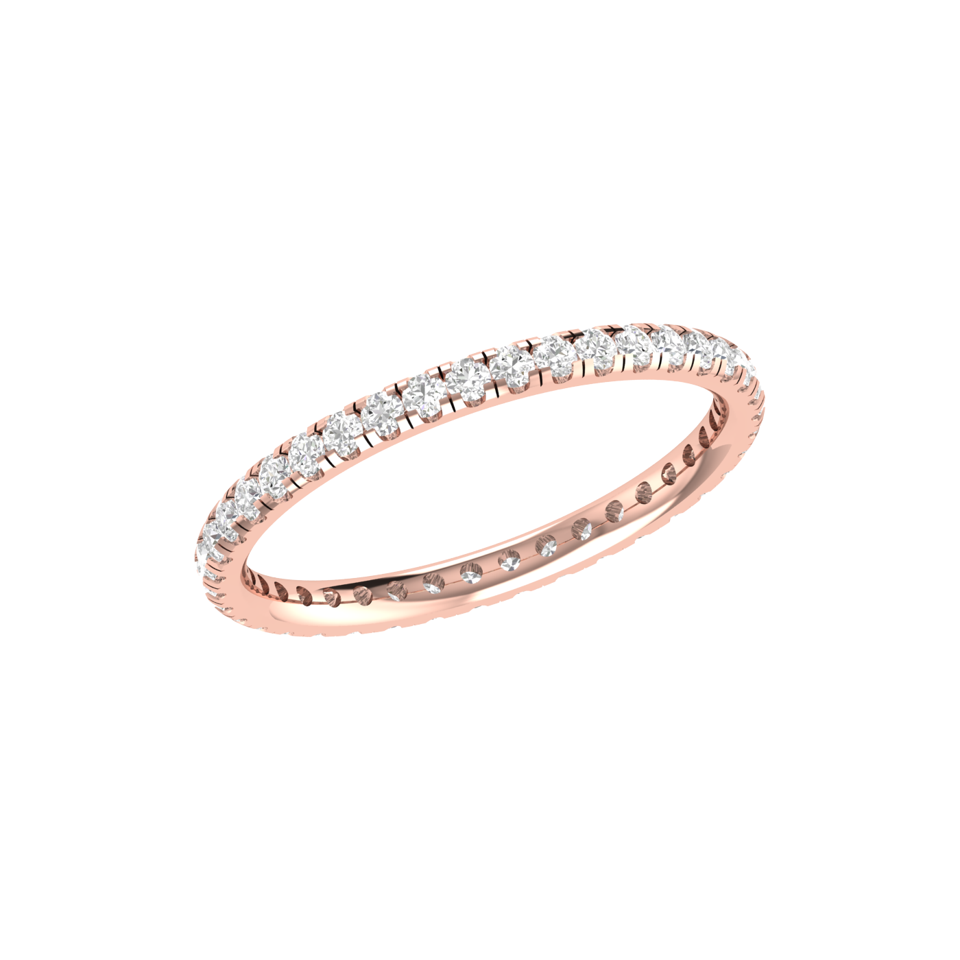 Eternity Rose Gold Diamond Wedding Ring JL AU RD RN 9274R   Jewelove.US