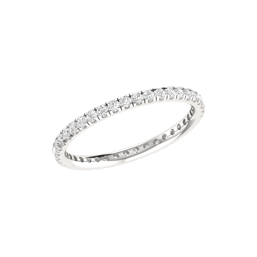 Full Eternity Platinum Diamond Wedding Ring for Women JL PT RD RN 9274   Jewelove.US