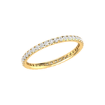 Load image into Gallery viewer, Full Eternity Yellow Gold Diamond Wedding Ring JL AU RD RN 9274Y   Jewelove.US
