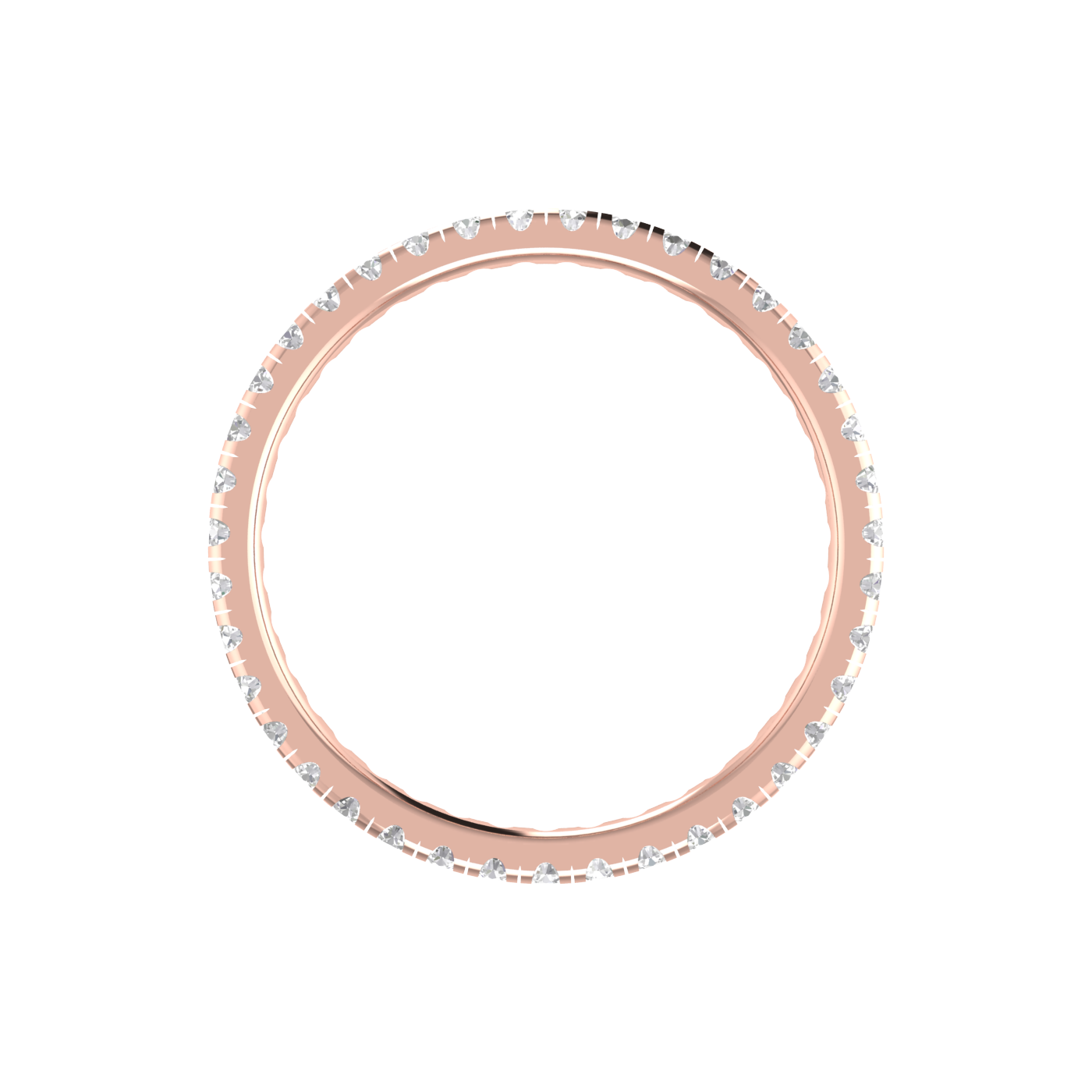 Eternity Rose Gold Diamond Wedding Ring JL AU RD RN 9274R   Jewelove.US