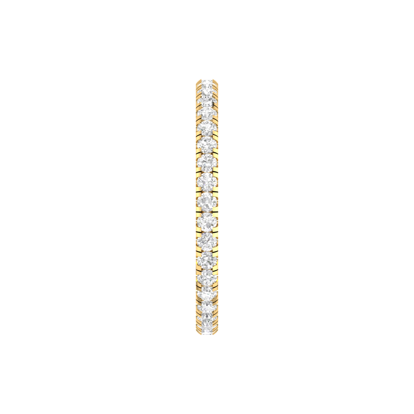 Full Eternity Yellow Gold Diamond Wedding Ring JL AU RD RN 9274Y   Jewelove.US