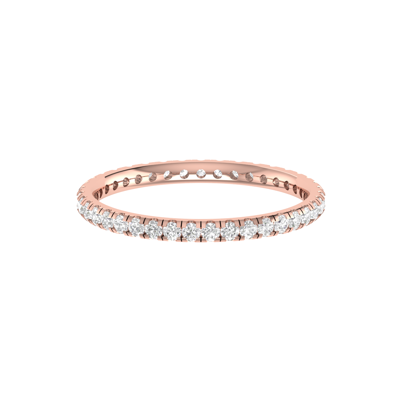 Eternity Rose Gold Diamond Wedding Ring JL AU RD RN 9274R   Jewelove.US