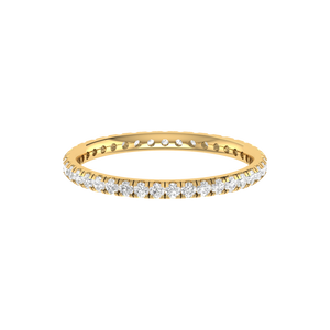 Full Eternity Yellow Gold Diamond Wedding Ring JL AU RD RN 9274Y   Jewelove.US