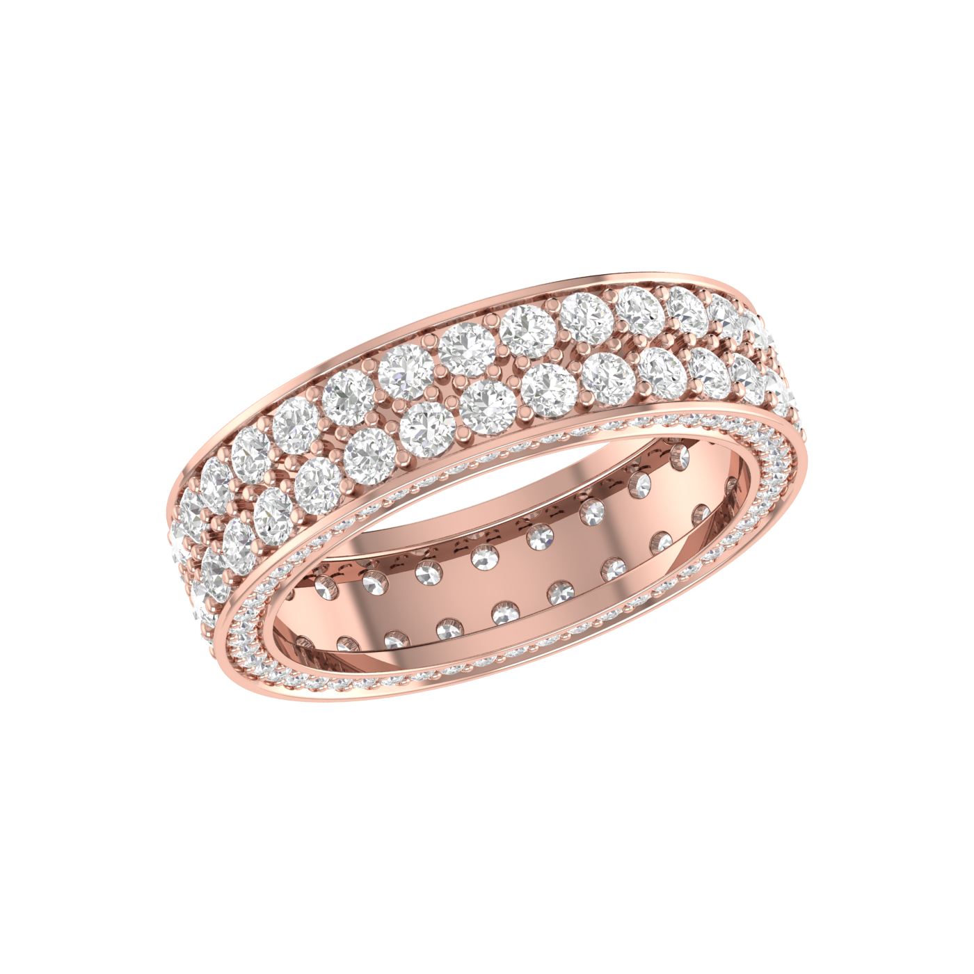 Designer Rose Gold Diamond Wedding Ring JL AU RD RN 9277R   Jewelove.US