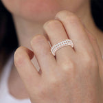 Load image into Gallery viewer, Designer Rose Gold Diamond Wedding Ring JL AU RD RN 9277R   Jewelove.US
