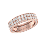 Load image into Gallery viewer, Designer Rose Gold Diamond Wedding Ring JL AU RD RN 9277R   Jewelove.US
