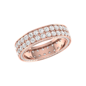 Designer Rose Gold Diamond Wedding Ring JL AU RD RN 9277R   Jewelove.US