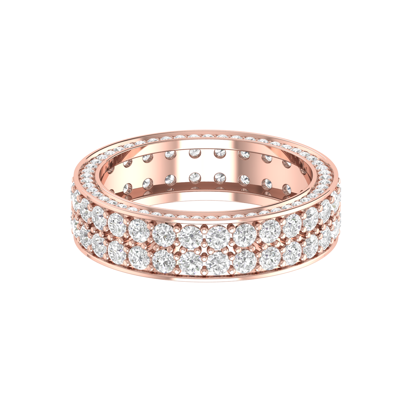 Designer Rose Gold Diamond Wedding Ring JL AU RD RN 9277R   Jewelove.US