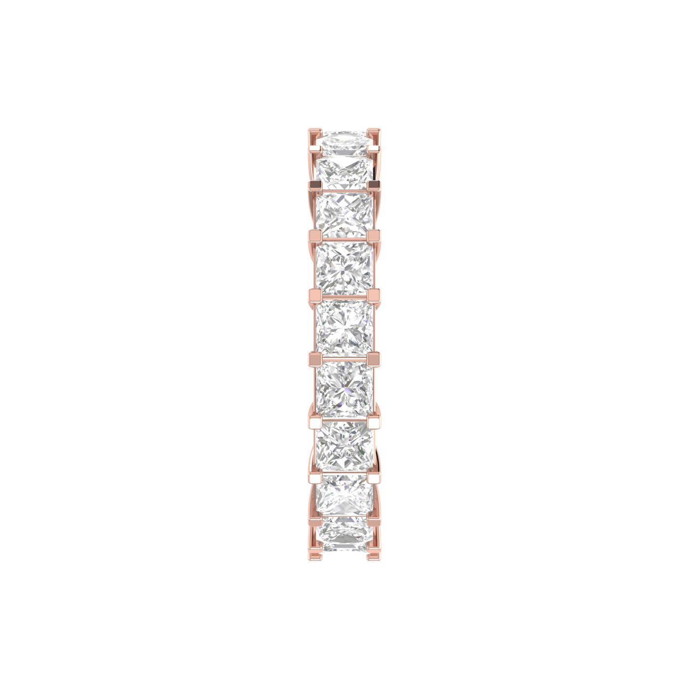 15 Pointer Rose Gold Princess Cut Diamond Engagement Ring JL AU RD RN 9278R-A   Jewelove.US