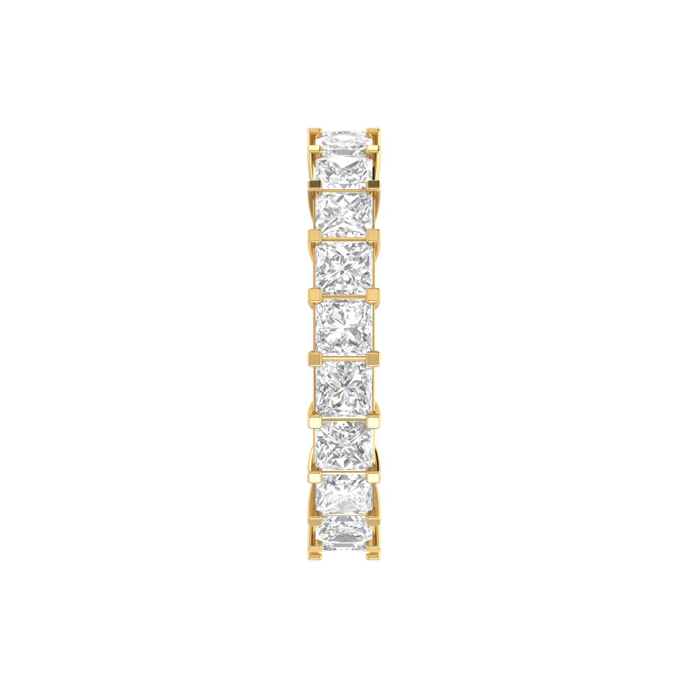 15 Pointer Yellow Gold Princess Cut Diamond Engagement Ring JL AU RD RN 9278Y-A   Jewelove.US