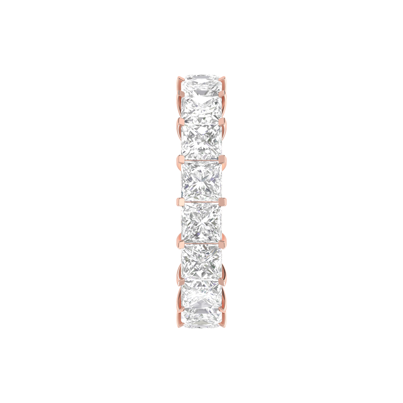 30 Pointer Rose Gold Princess Cut Diamond Engagement Ring JL AU RD RN 9281R   Jewelove.US