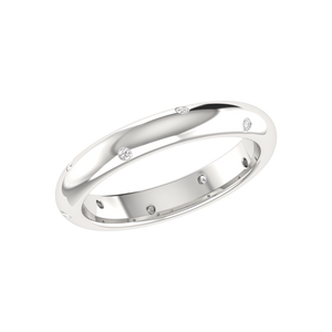 Platinum Diamond Wedding Ring for Women JL PT RD RN 9284   Jewelove.US