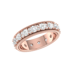 Load image into Gallery viewer, Eternity Rose Gold Diamond Wedding Ring for Women JL AU RD RN 9287R   Jewelove.US
