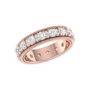 Eternity Rose Gold Diamond Wedding Ring for Women JL AU RD RN 9287R   Jewelove.US