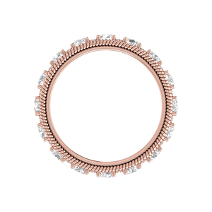 Eternity Rose Gold Diamond Wedding Ring for Women JL AU RD RN 9287R   Jewelove.US