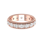 Load image into Gallery viewer, Eternity Rose Gold Diamond Wedding Ring for Women JL AU RD RN 9287R   Jewelove.US
