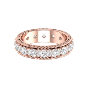 Eternity Rose Gold Diamond Wedding Ring for Women JL AU RD RN 9287R   Jewelove.US