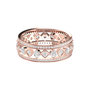 Designer Rose Gold Diamond Wedding Ring JL AU RD RN 9289R   Jewelove.US