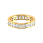 Load image into Gallery viewer, 15 Pointer Eternity Yellow Gold Princess Cut Diamond Engagement Ring JL AU RD RN 9293Y   Jewelove.US
