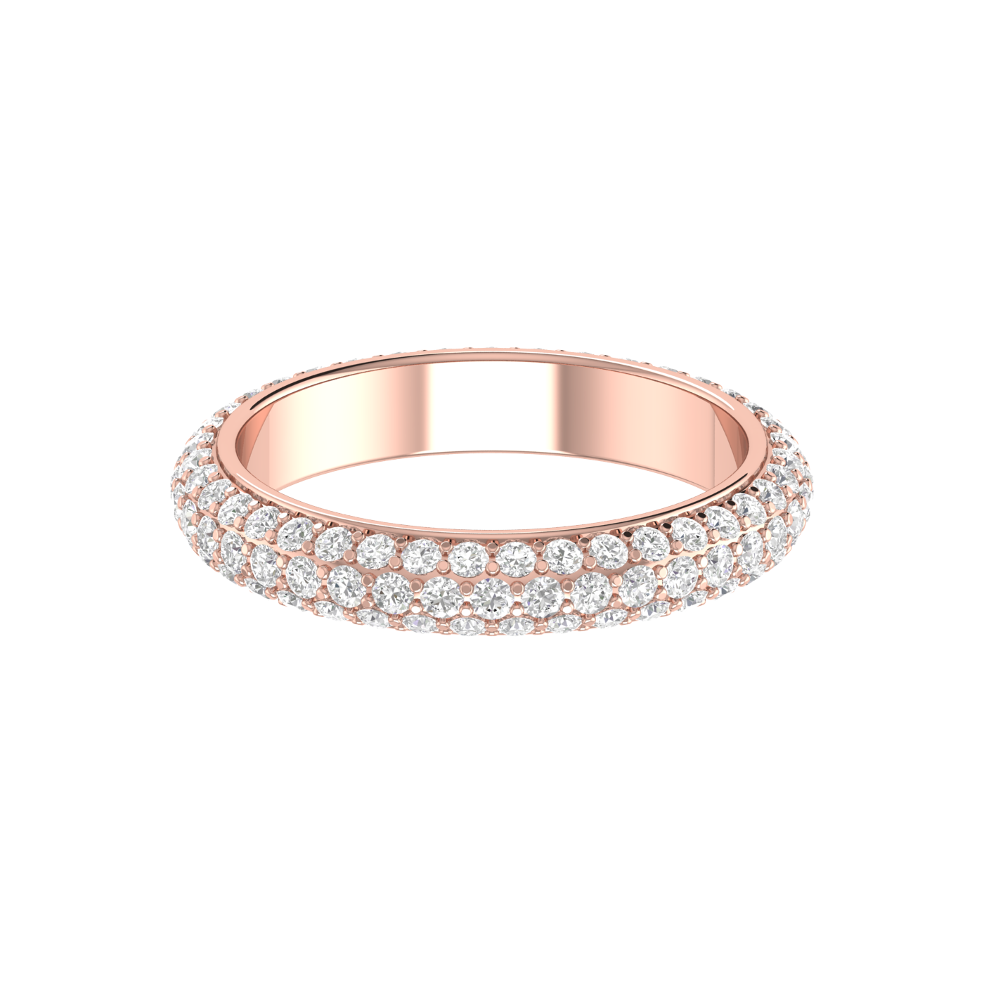 Designer Rose Gold Diamond Wedding Ring JL AU RD RN 9295R   Jewelove.US