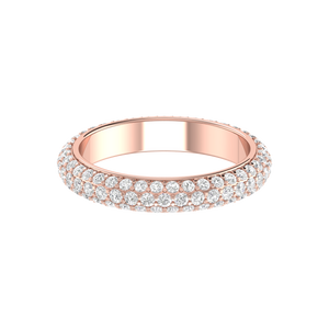 Designer Rose Gold Diamond Wedding Ring JL AU RD RN 9295R   Jewelove.US