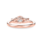 Load image into Gallery viewer, 70-Pointer Solitaire Diamond Accents 18K Rose Gold Ring JL AU 1229R-B   Jewelove.US
