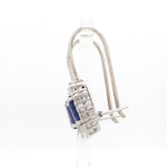 Load image into Gallery viewer, Beautiful Platinum Kyanite Earrings with Diamond for Women JL PT E 294   Jewelove.US
