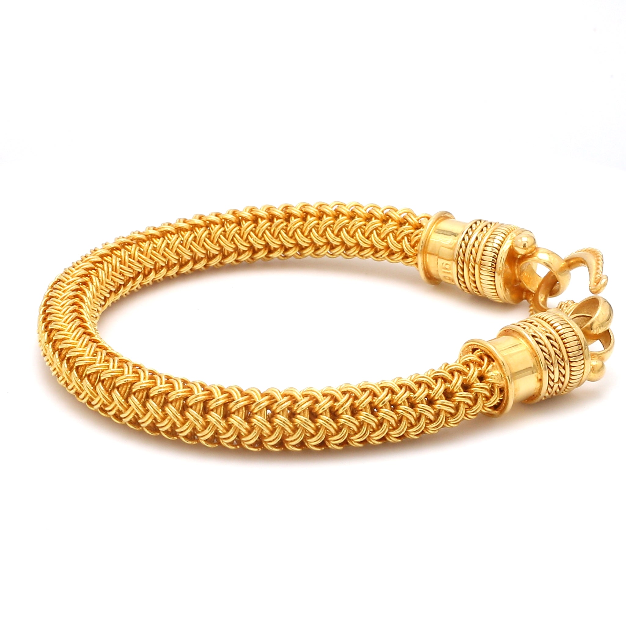 Buy Ardor Men's Gold Bracelet 22 KT yellow gold (13.74 gm).