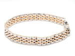 Load image into Gallery viewer, Platinum &amp; Rose Gold Bracelet for Men JL PTB 1097   Jewelove.US
