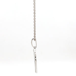 Plain Platinum Om Pendant JL PT OM - 2   Jewelove.US