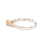 Load image into Gallery viewer, 15 Pointer Platinum &amp; Rose Gold Diamond Shank Ring for Women JL PT 1158   Jewelove.US
