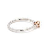 Load image into Gallery viewer, 23 Pointer Platinum Rose Gold Ring for Women JL PT 1146   Jewelove.US
