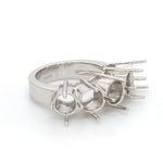 Load image into Gallery viewer, 5 Stone Platinum Mounting Ring JL PT 1219-M   Jewelove.US
