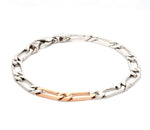 Load image into Gallery viewer, Platinum &amp; Rose Gold Fusion Bracelet JL PTB 714   Jewelove.US
