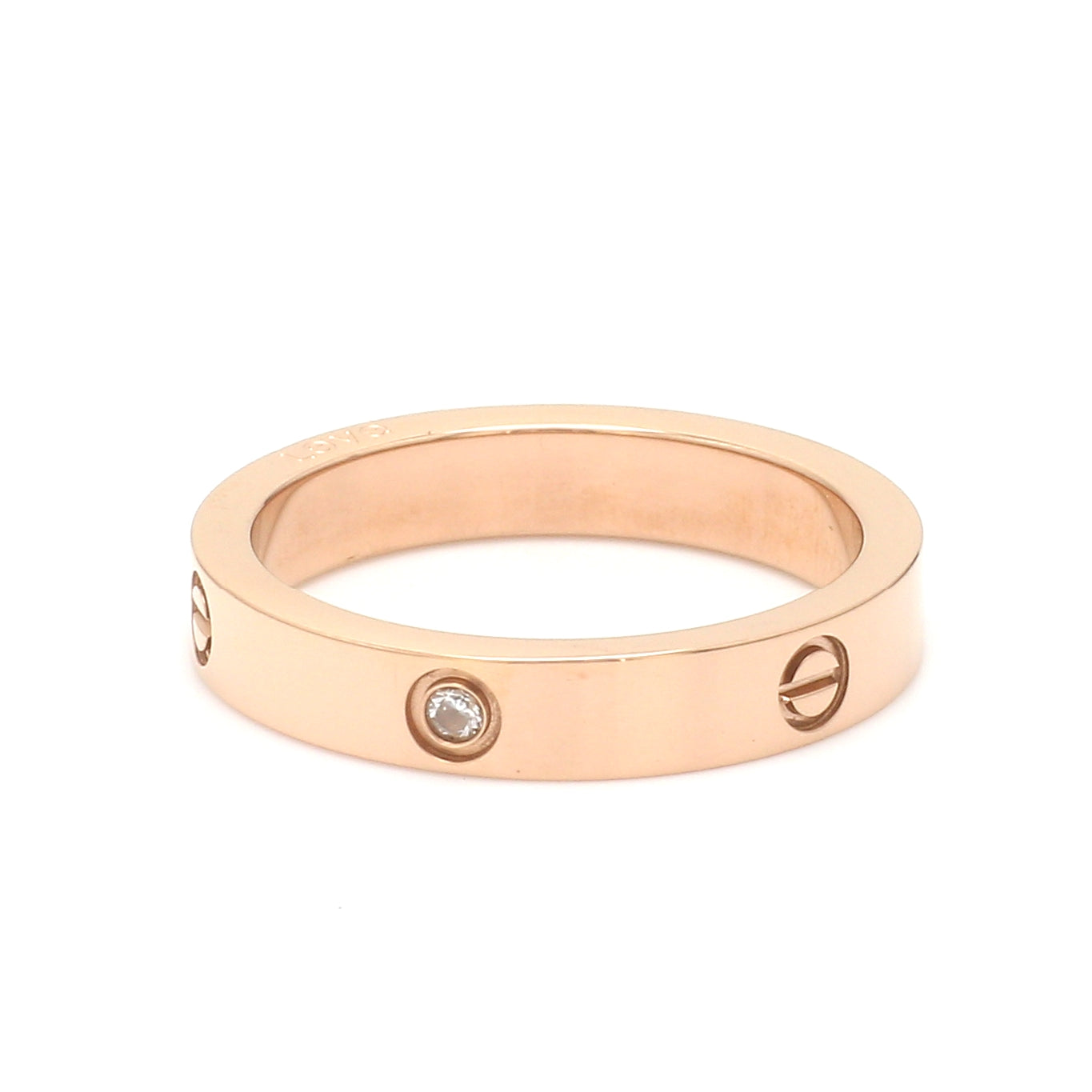 18K Rose Gold Gold Diamond Ring for Men JL AU 1167-A   Jewelove.US