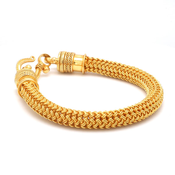 Sree Kumaran | 22K Gold Casting Bracelet for Men's